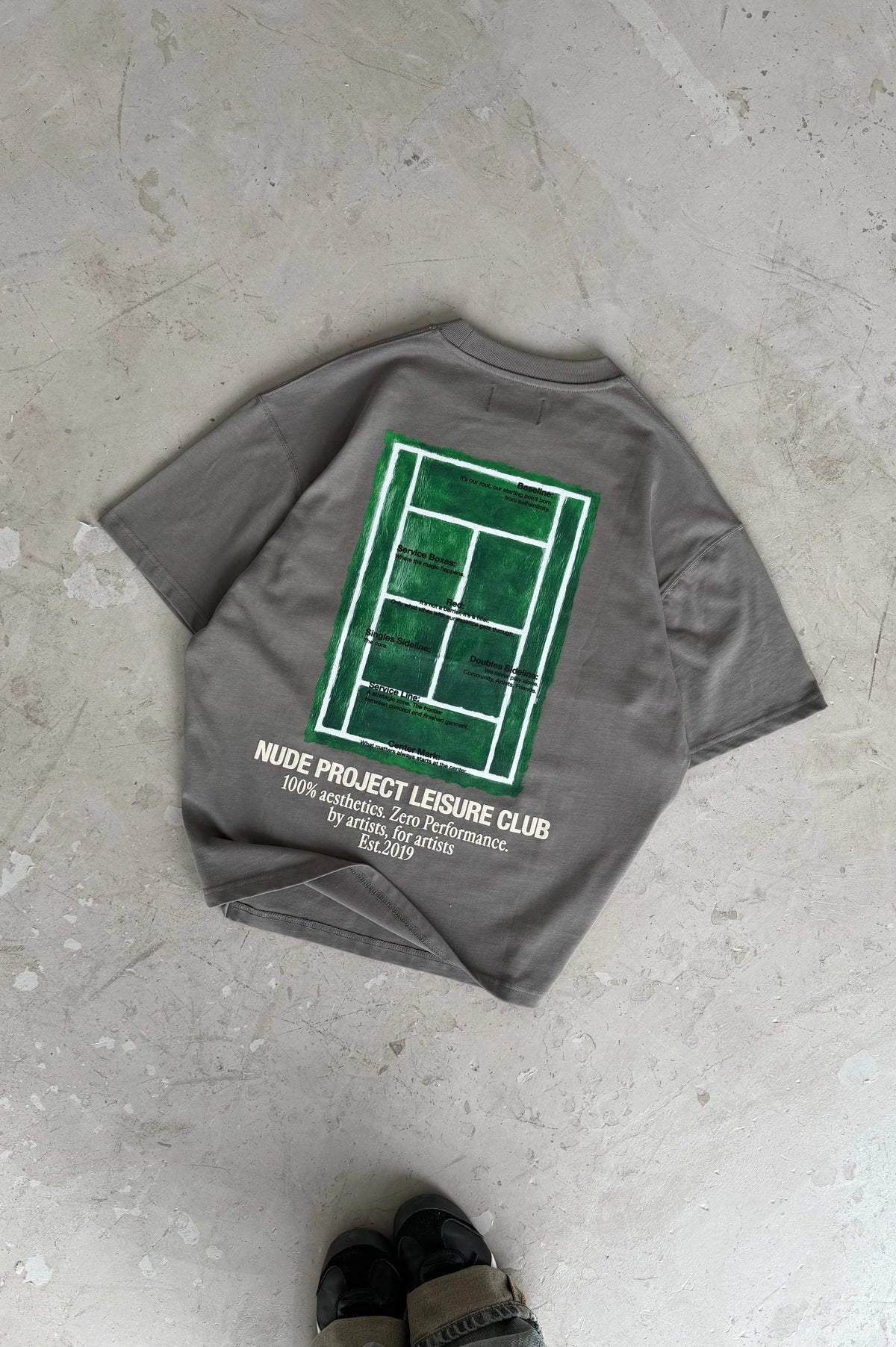 Court Tee Ash