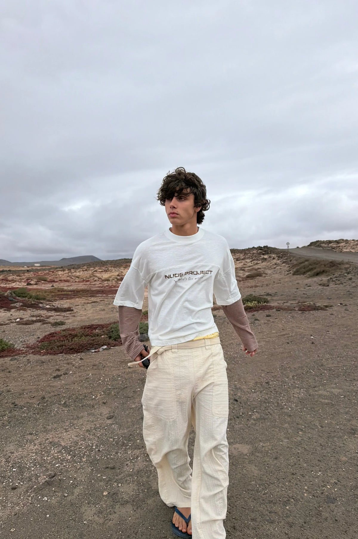 Sport Long-Sleeve Tee Brown
