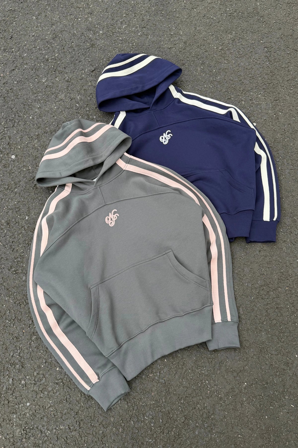 Ying Yang Hoodie Navy