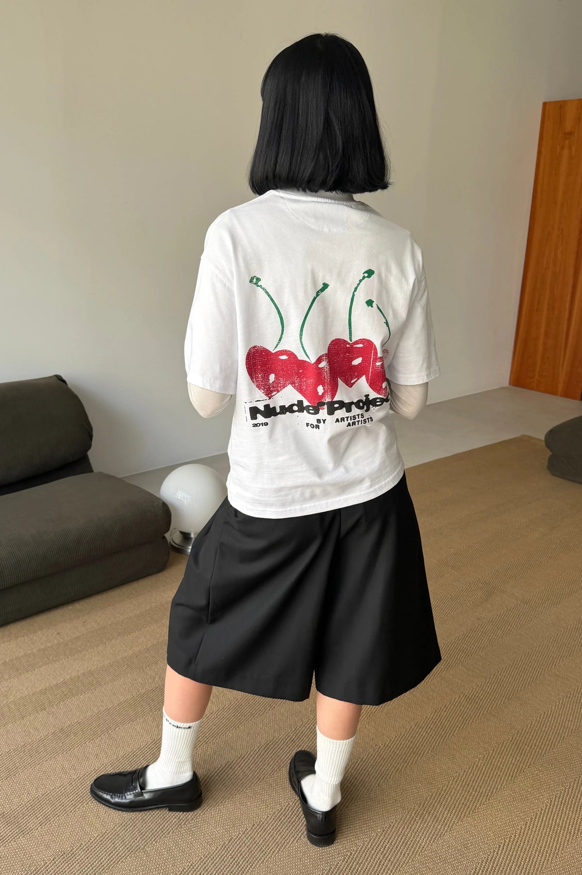 Carmin Tee White
