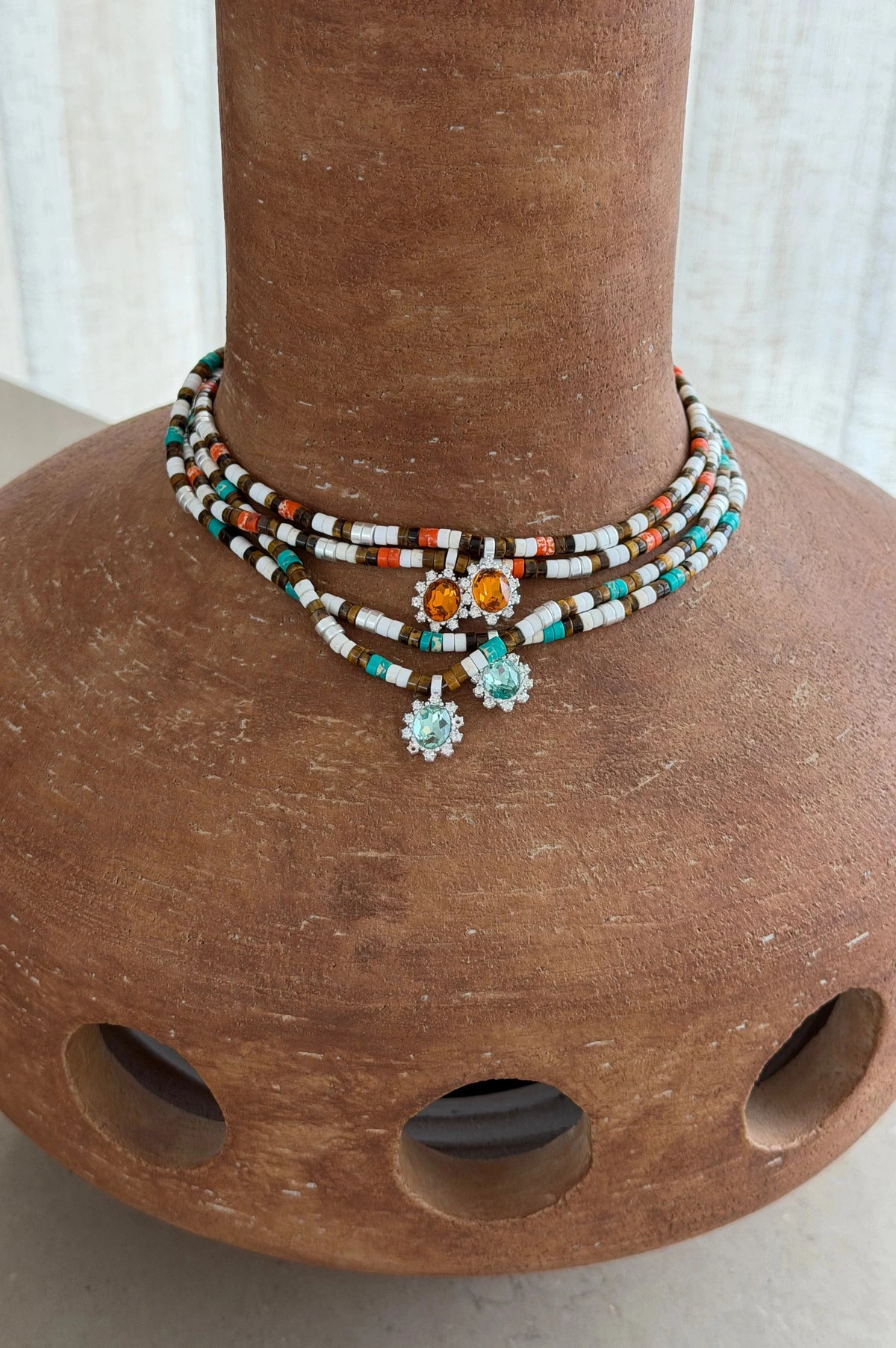 Famara Necklace Orange