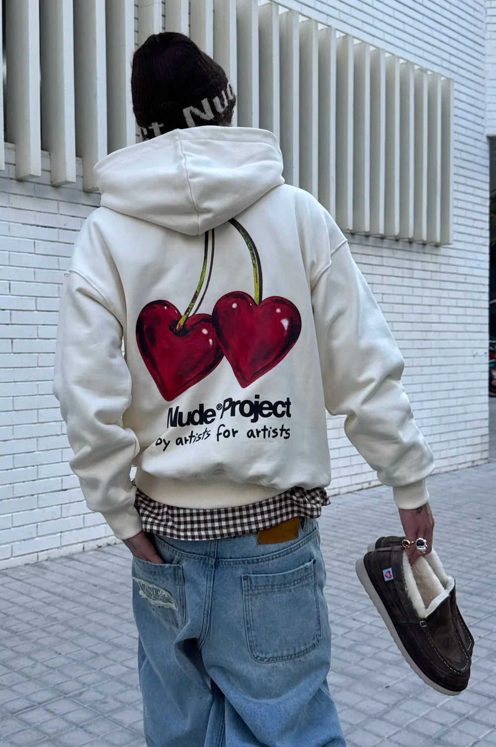 Juicy Cherry Hoodie Marshmallow