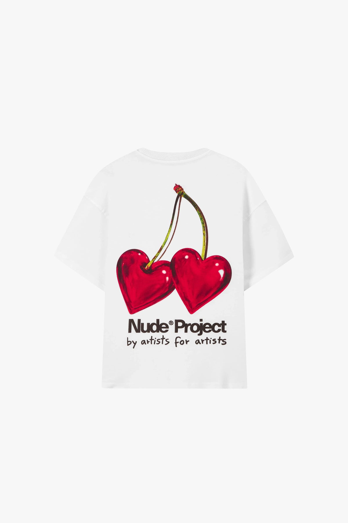 Juicy Cherry Tee White