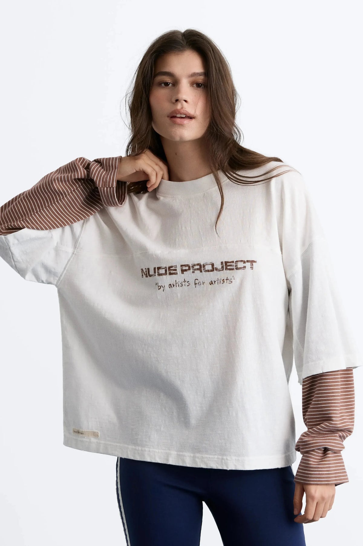 Sport Long-Sleeve Tee Brown