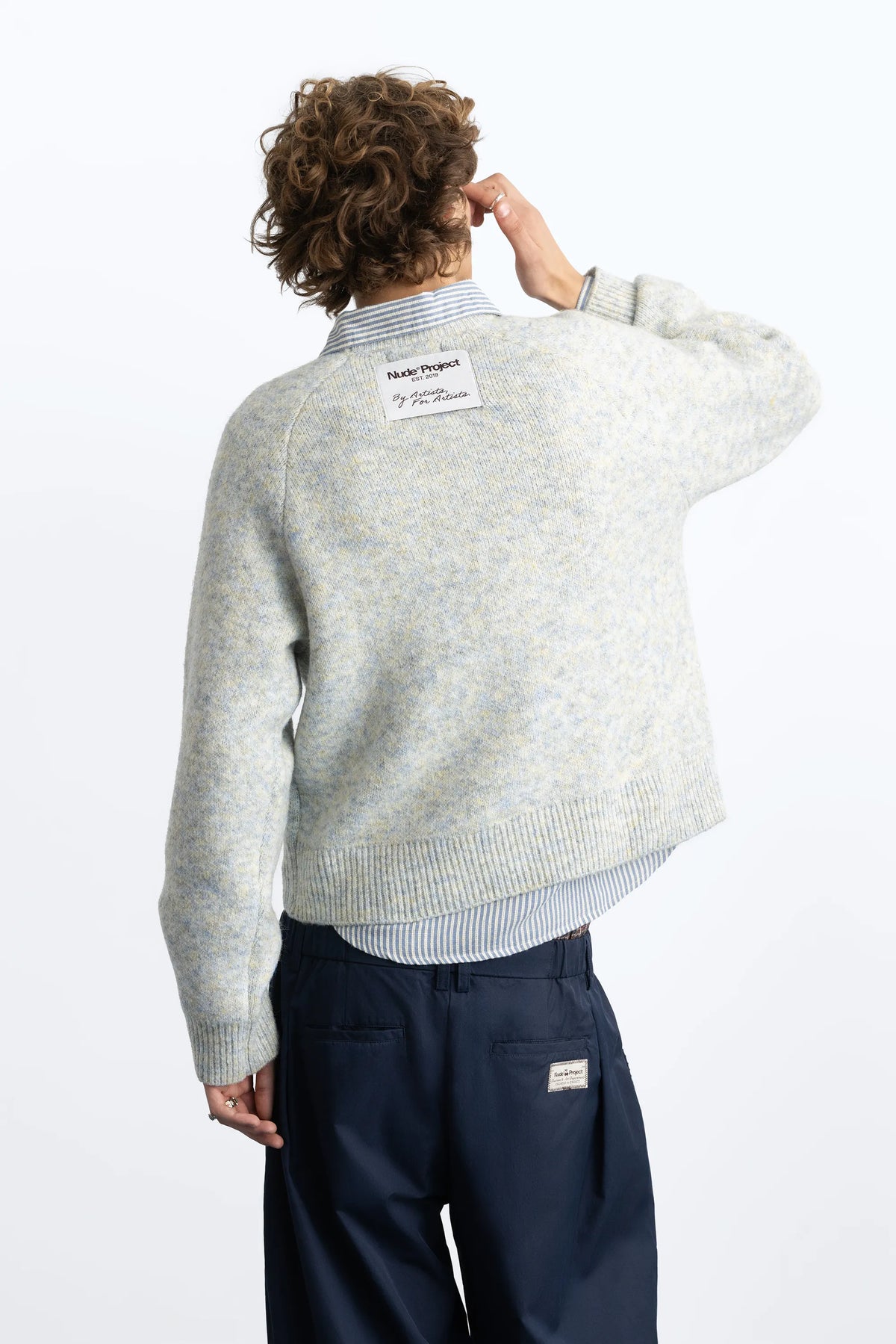 Le Marais Knit Sweater Grey Melange