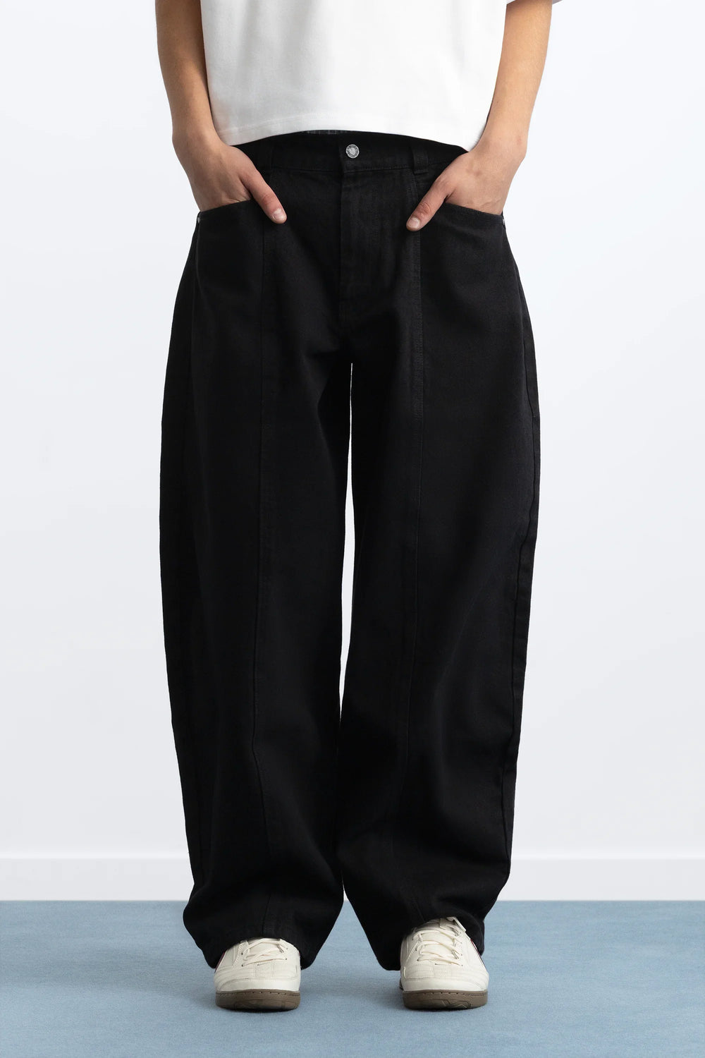 Barrel Jeans Black