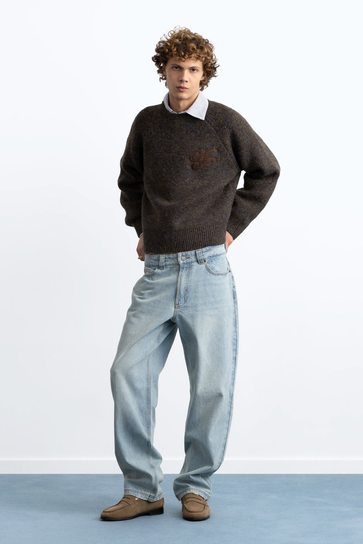 Le Marais Knit Sweater Brown
