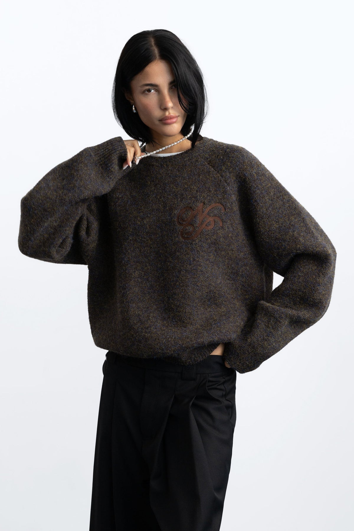 Le Marais Knit Sweater Brown