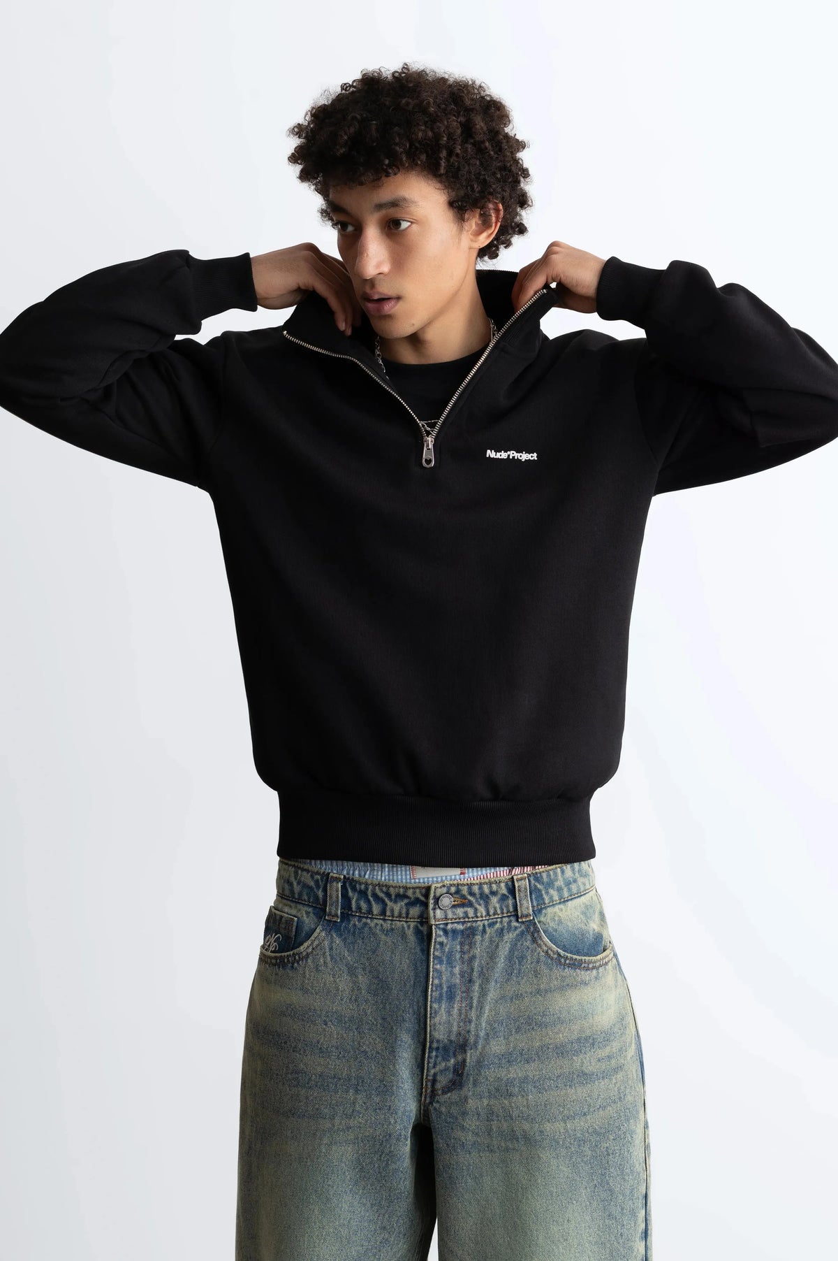 Origins Quarter-Zip Black