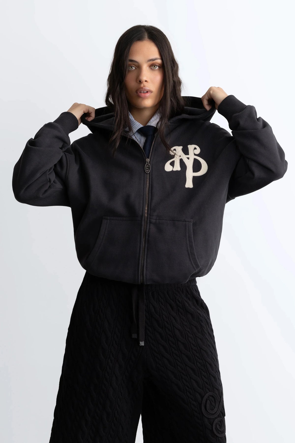 Kill Bill Zip-Up Hoodie Ash
