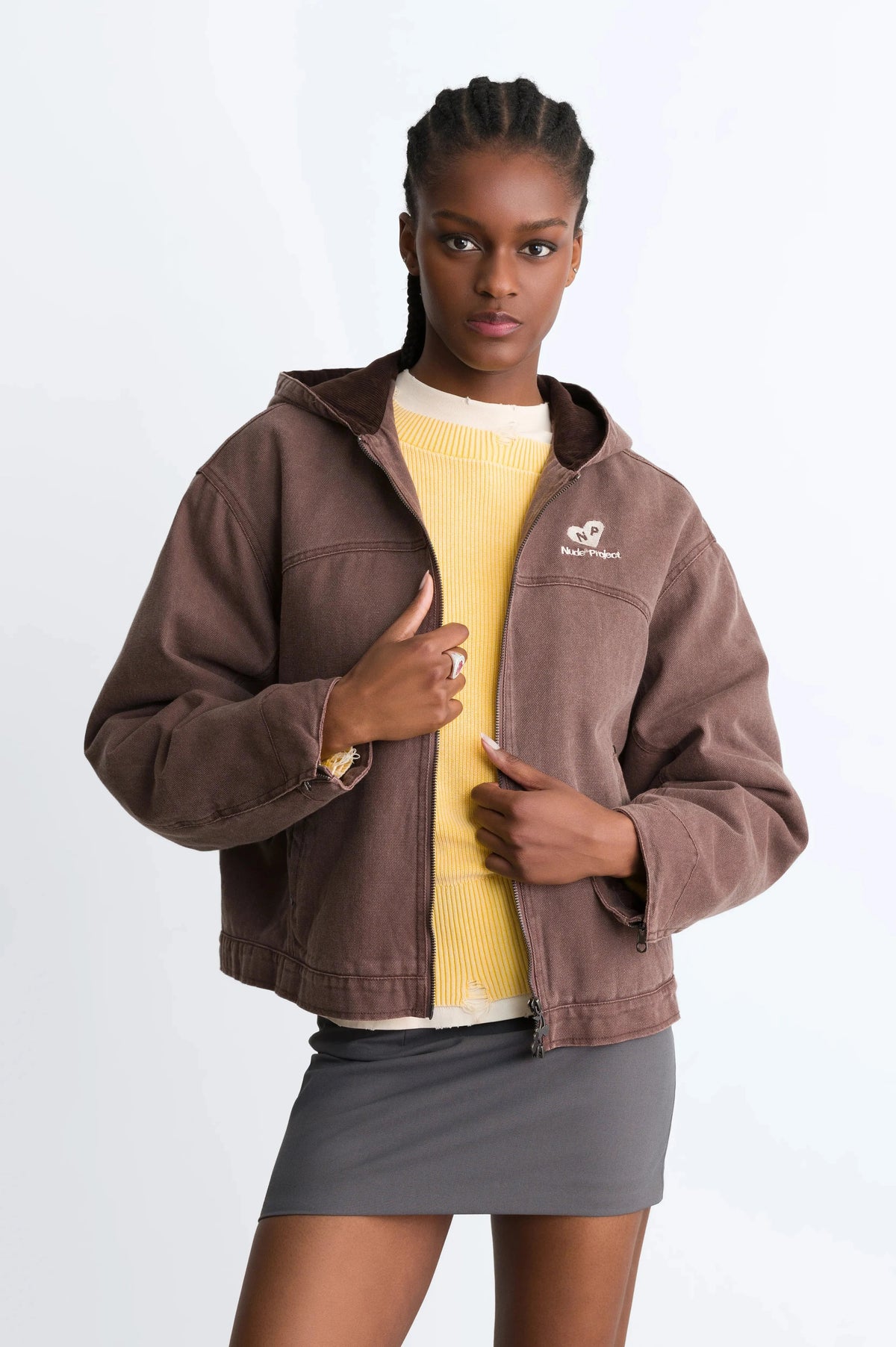 Co-Worker Jacket Canvas Brown