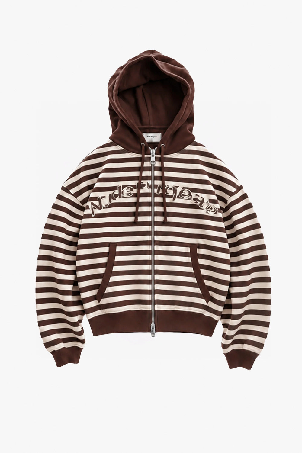 Clyde Zip-Up Hoodie Brown