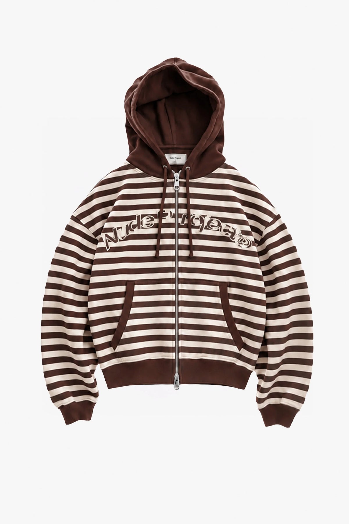 Clyde Zip-Up Hoodie Brown