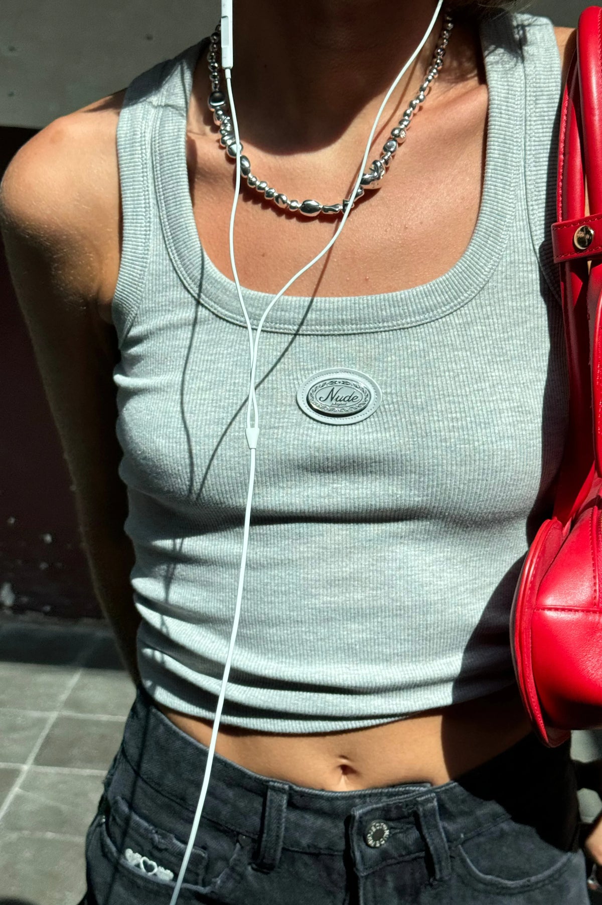 Sophisticated Pleasure Tank Top Grey