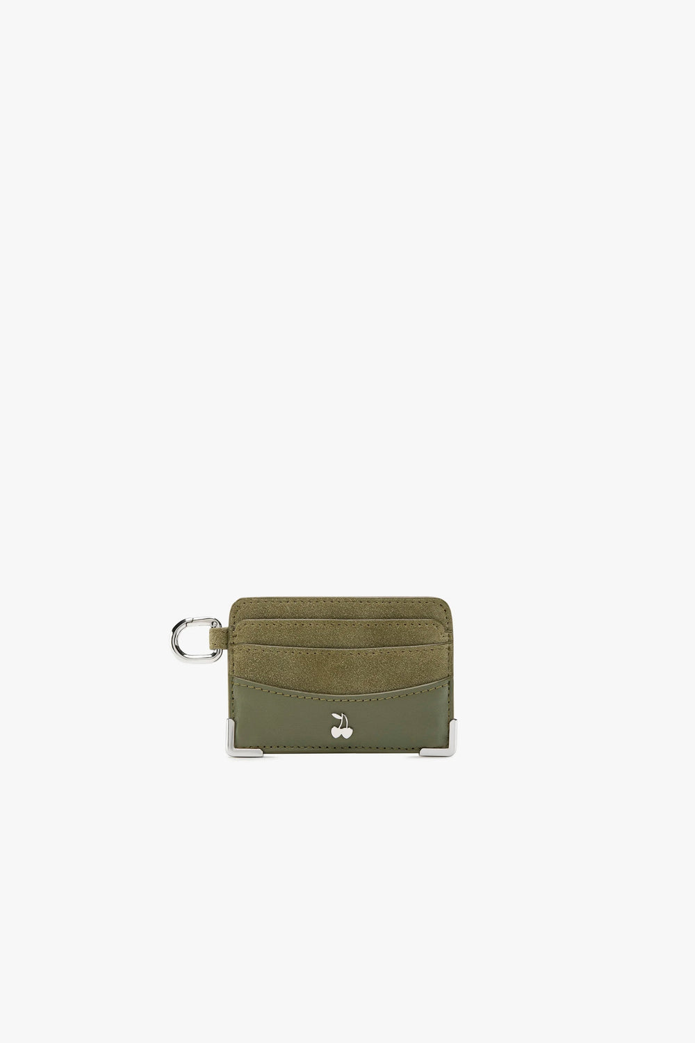 Suede Cardholder Green