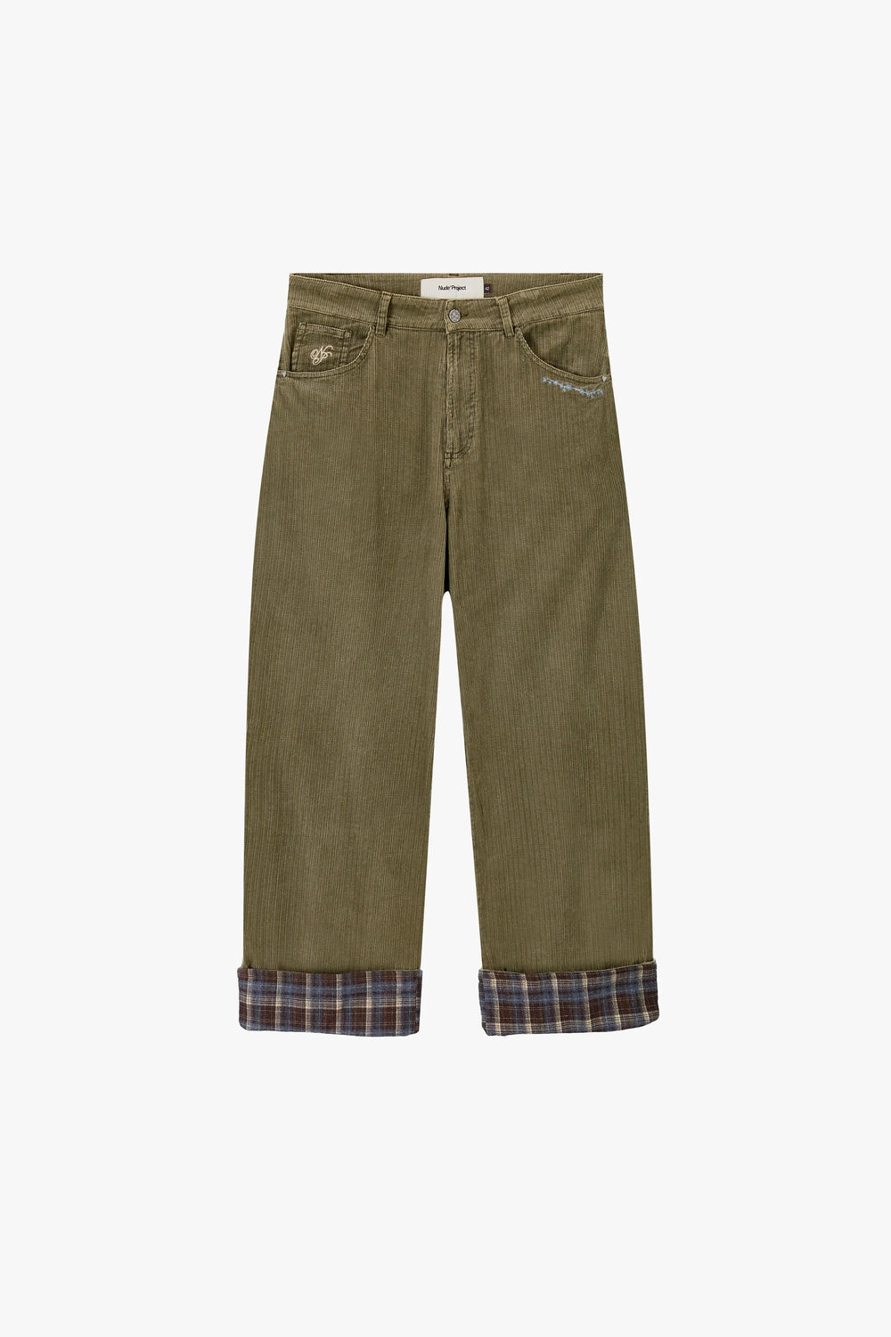 Director Corduroy Pants Green